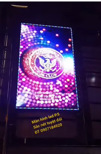 MÀN HÌNH LED P.5 NGOÀI TRỜI QUÁN BAR SƯƠNG NGUYỆT ÁNH Q.1