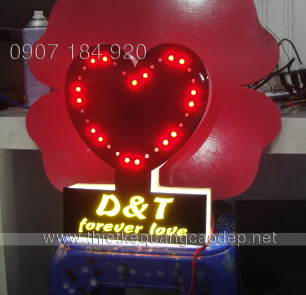 Led hình trái tim