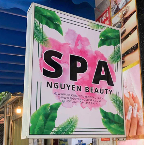 Bộ sưu tập mẫu biển quảng cáo ngành spa