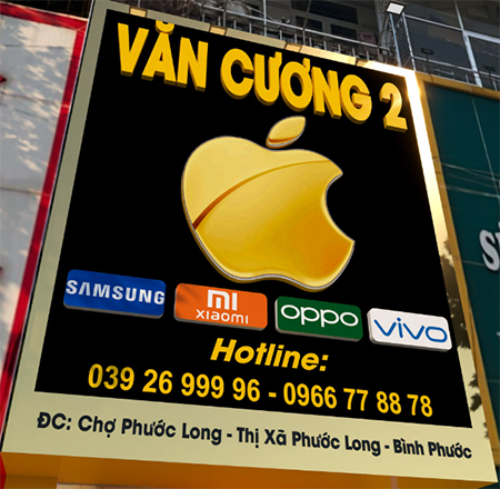 bảng hiệu shop điện thoại