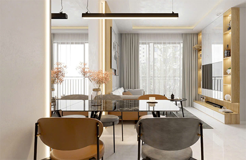 Thiết kế thi công căn hộ chung cư opal garden Chị Hoa 3