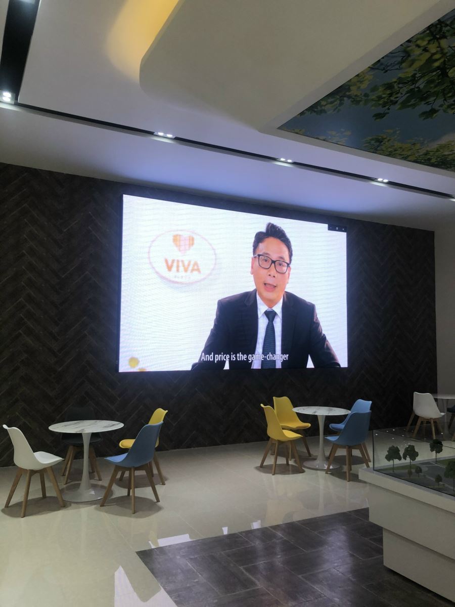 MÀN HÌNH LED P3 VĂN PHÒNG CTY BẤT ĐỘNG SẢN